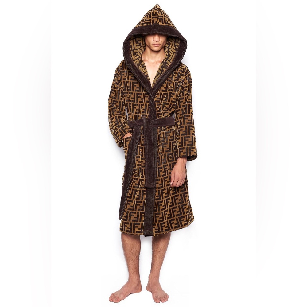 Fendi FF Jacquard Bathrobe